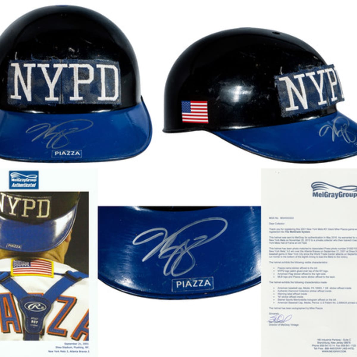 Mets wearing first responder hats for 9/11 game