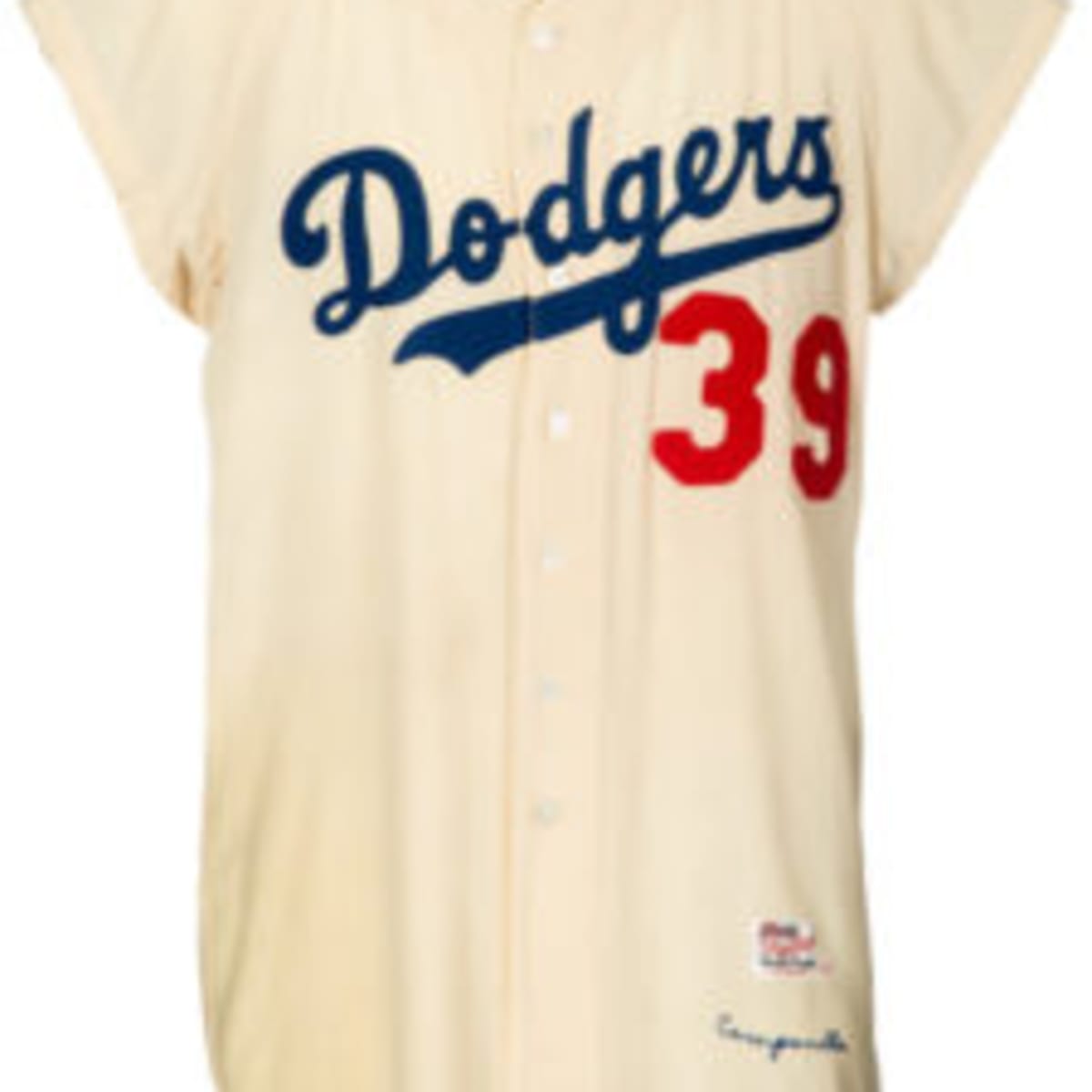 Roy Campanella Signed Authentic Brooklyn Dodgers Mitchell & Ness