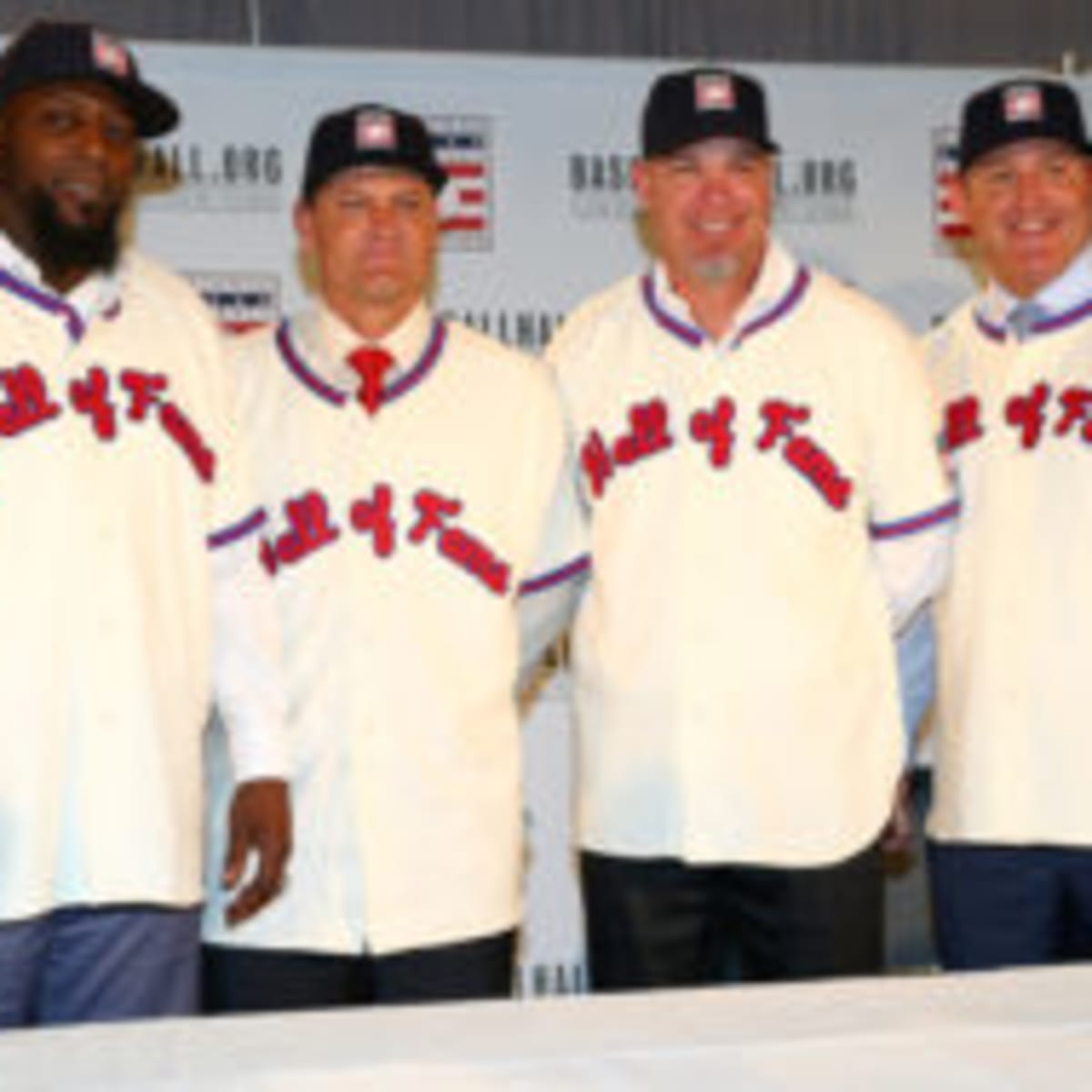 Alan Trammell and President of the Baseball Hall of Fame Jeff