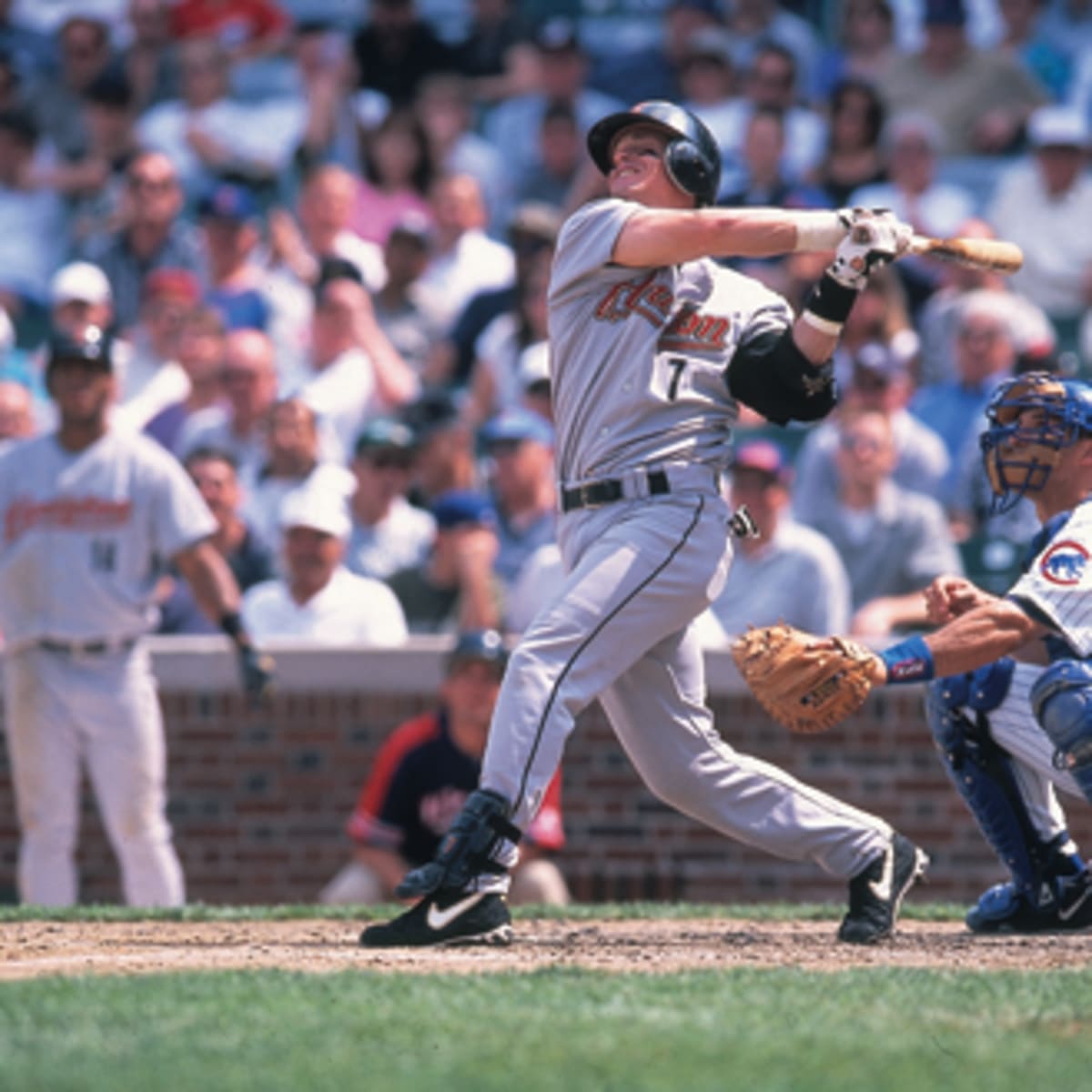 Sold at Auction: 1994 Jeff Bagwell Houston Astros professional model road  jersey - MVP season.