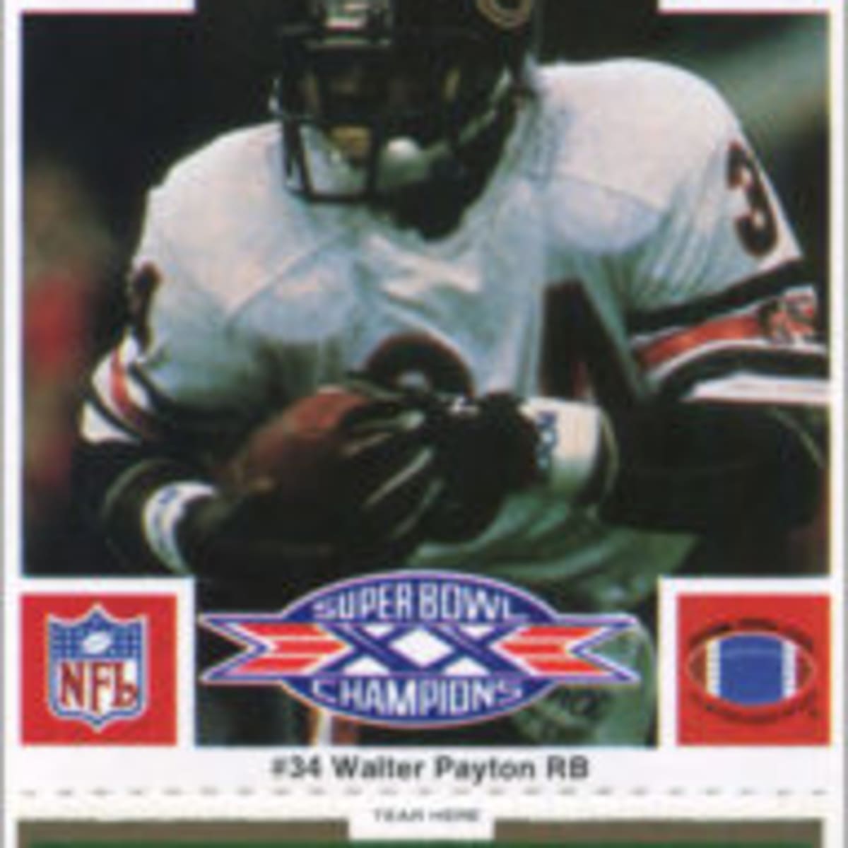 chicago bears super bowl team 1986