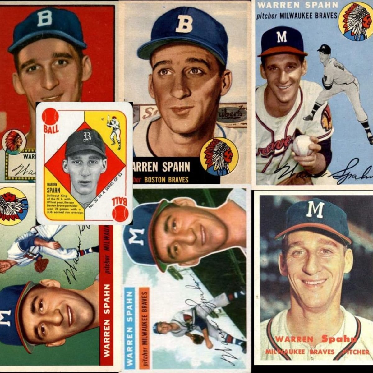 1951 Vintage Cleveland Indians Art - Row One Brand