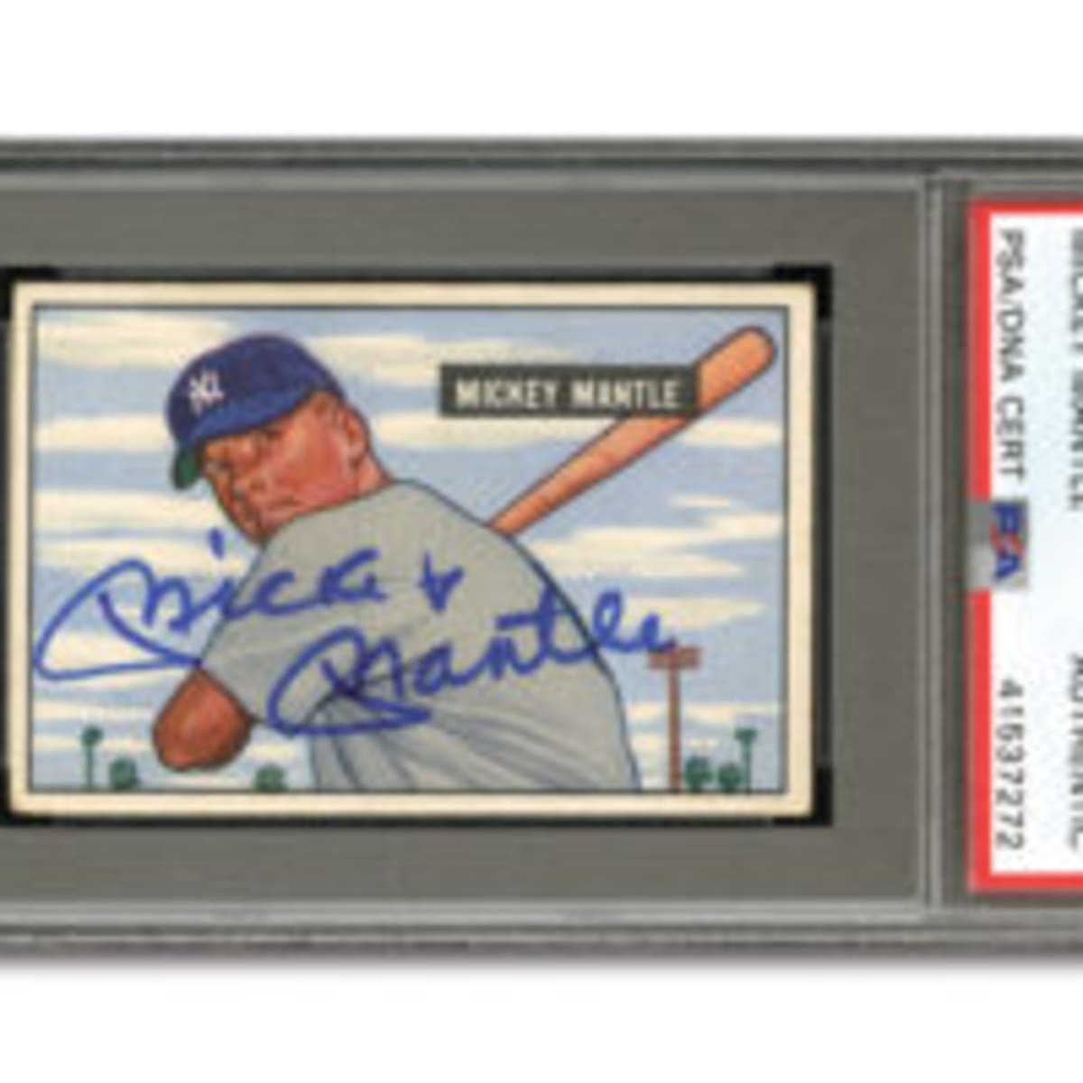 Lot Detail - Mickey Mantle Signed & Framed 50 Year Patch Jersey