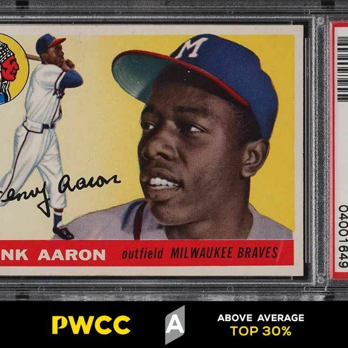  Hank Aaron Hall Of Fame Diamond King Baseball Card