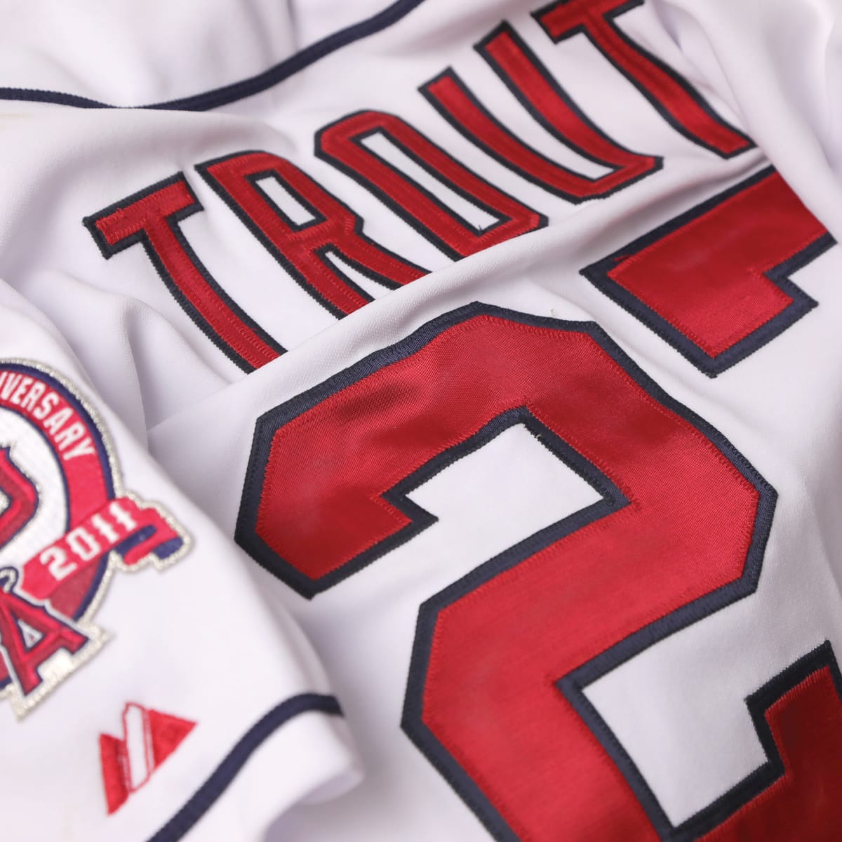 Mike Trout Autographed & Inscribed Jersey - Memorabilia Center