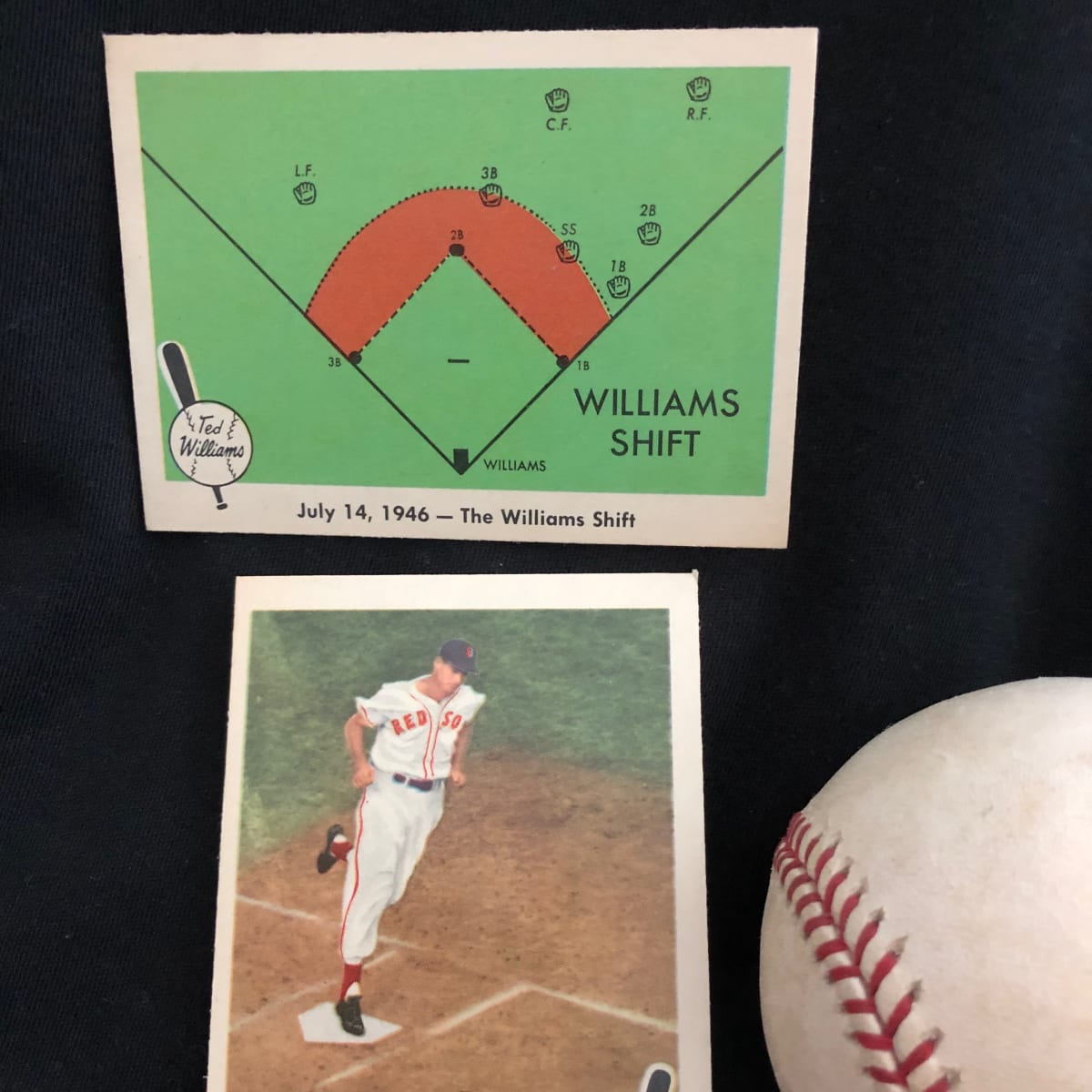 1959 Fleer Ted Williams 1941-How Ted Hit (.400)