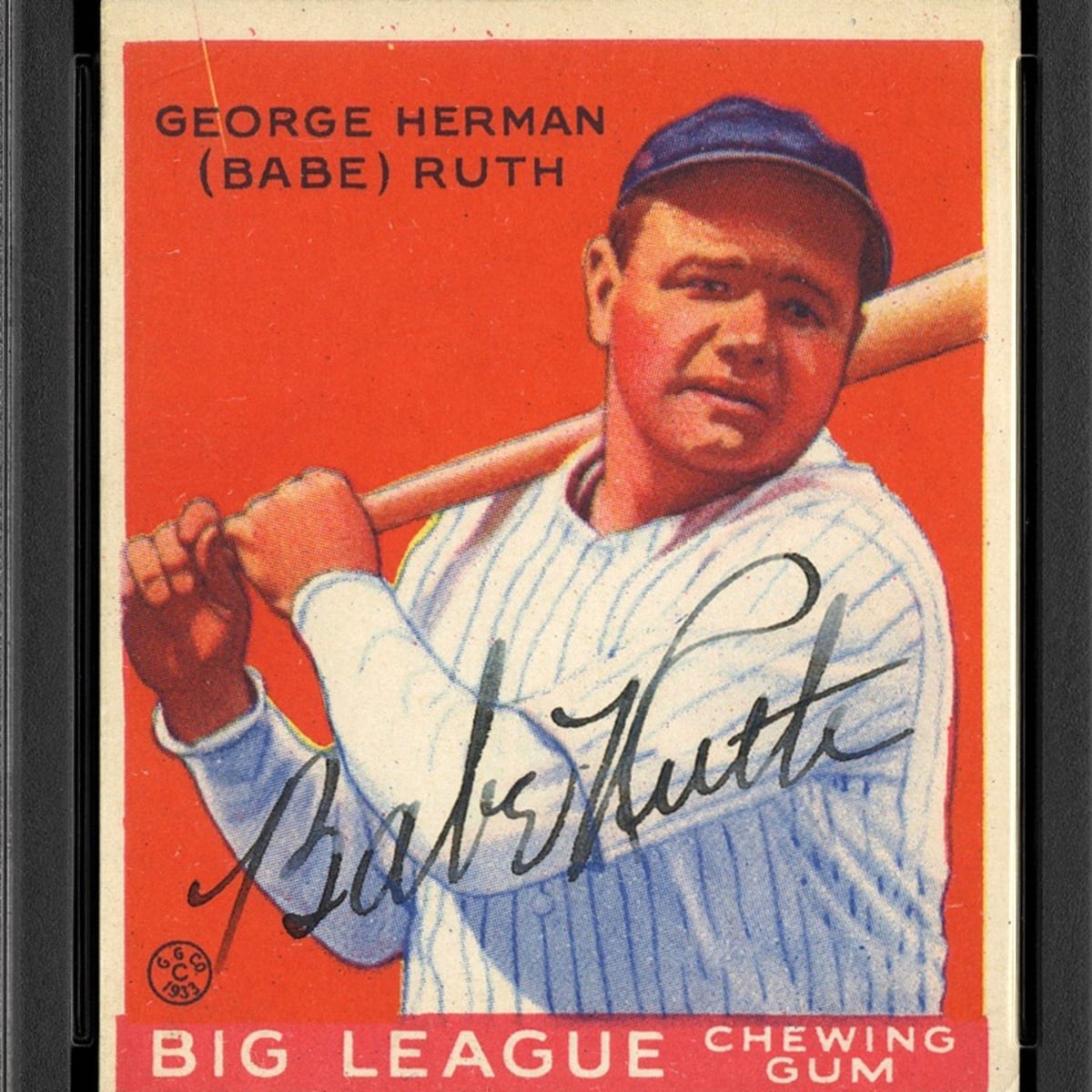 2012 Babe Ruth Topps Golden Greats RARE Authentic Game Used Bat Piece