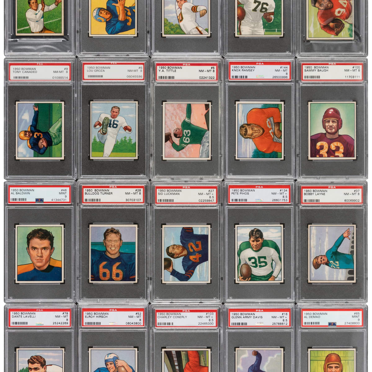 Sold at Auction: (45) 1960s-1980 Los Angeles Rams Football Cards w/ HOFs