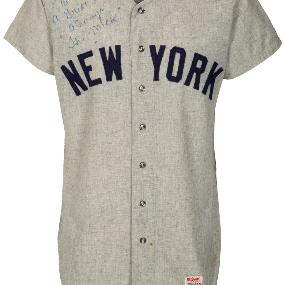 This Game-Worn Mickey Mantle Jersey Could Fetch $4 Million at