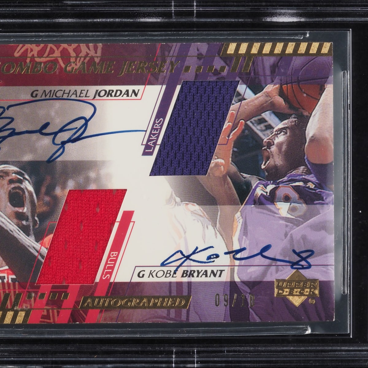 Kobe Bryant 2001 Upper Deck Game-Used Jersey Card