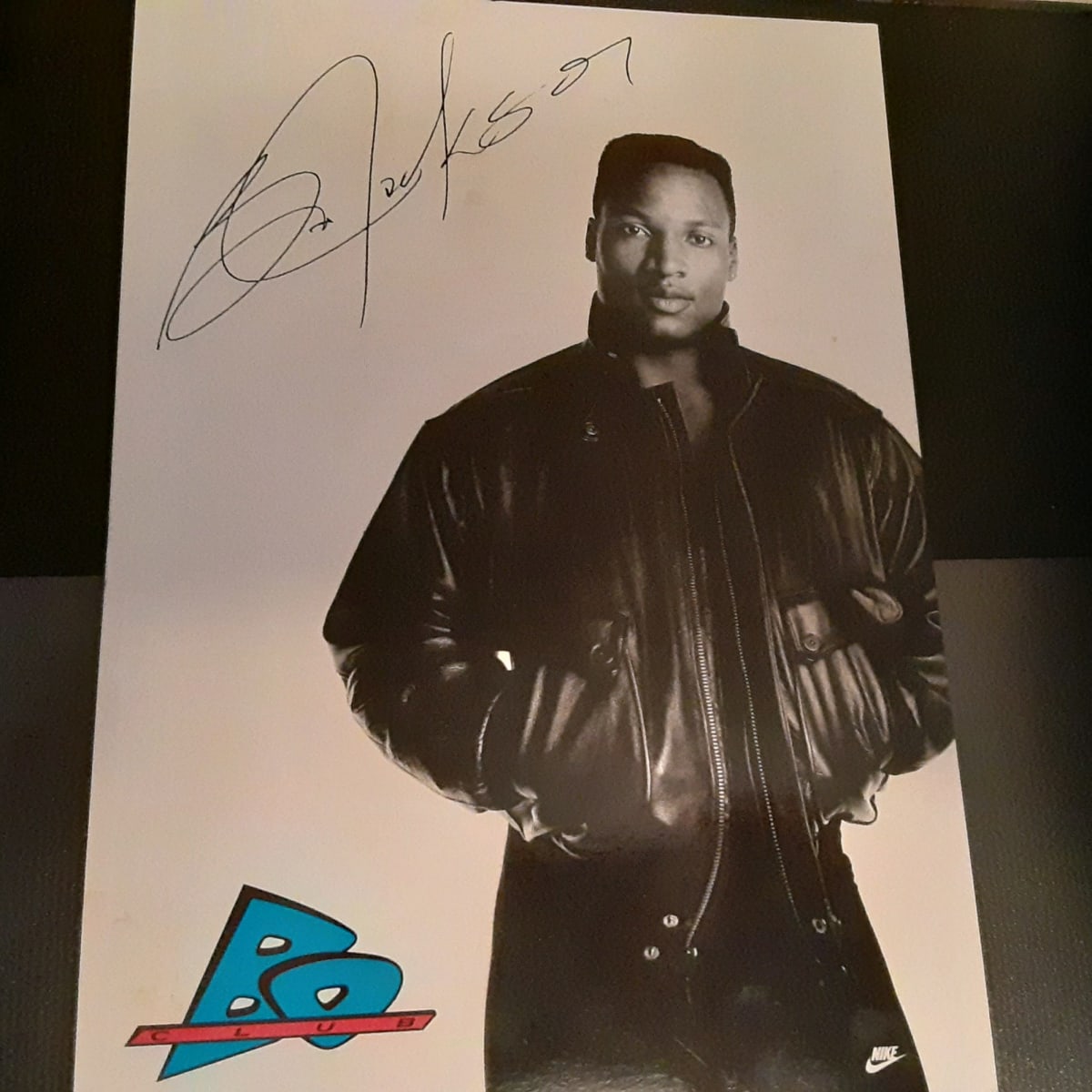 Framed Bo Jackson Facsimile Laser Engraved Signature Auto Los