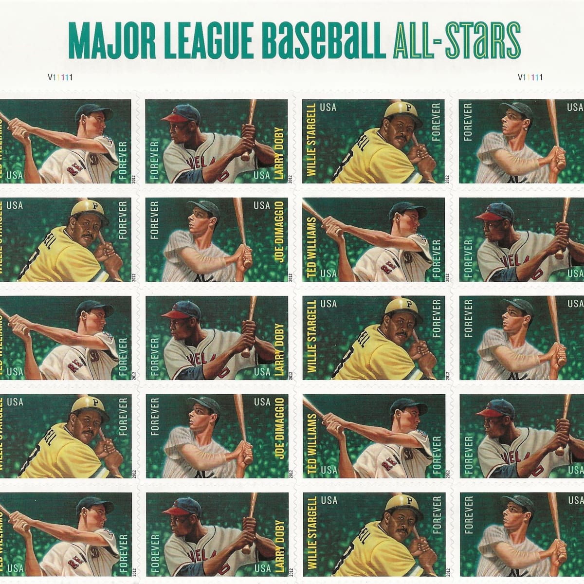 Major League Baseball stamp book includes 9 Sheets of stamps - Sealed book  - MNH