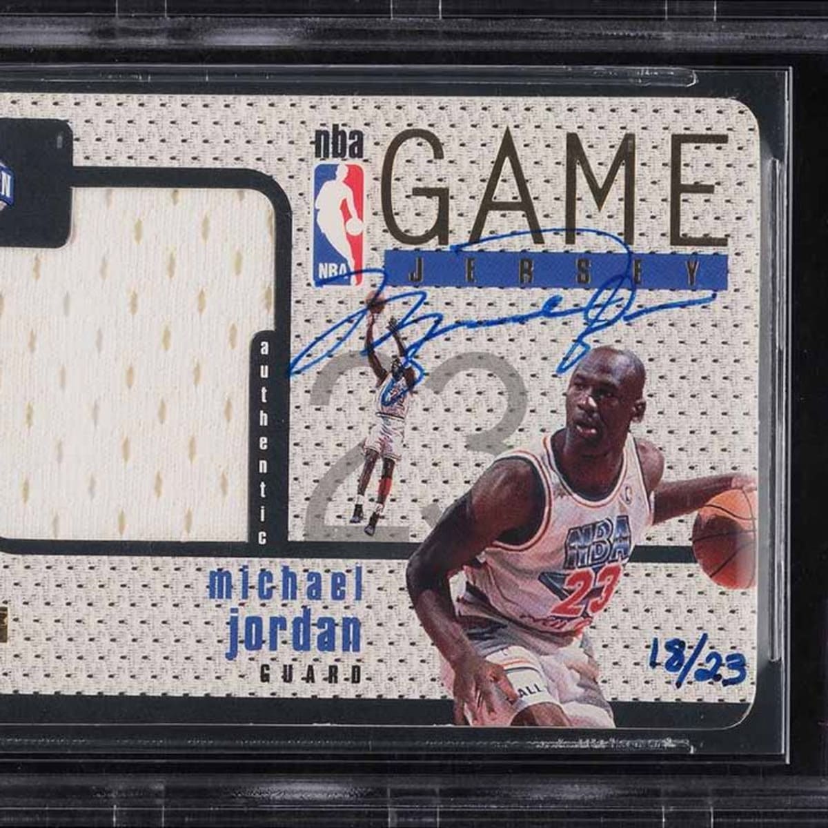 1997-98 Upper Deck Basketball Game Used Jersey Set an Insert for