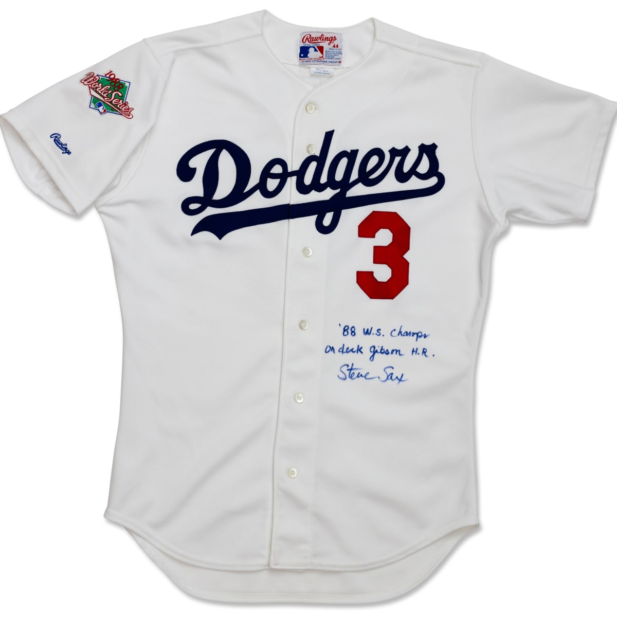 Steve Sax Collection up for bid at SCP Auctions - Sports Collectors Digest