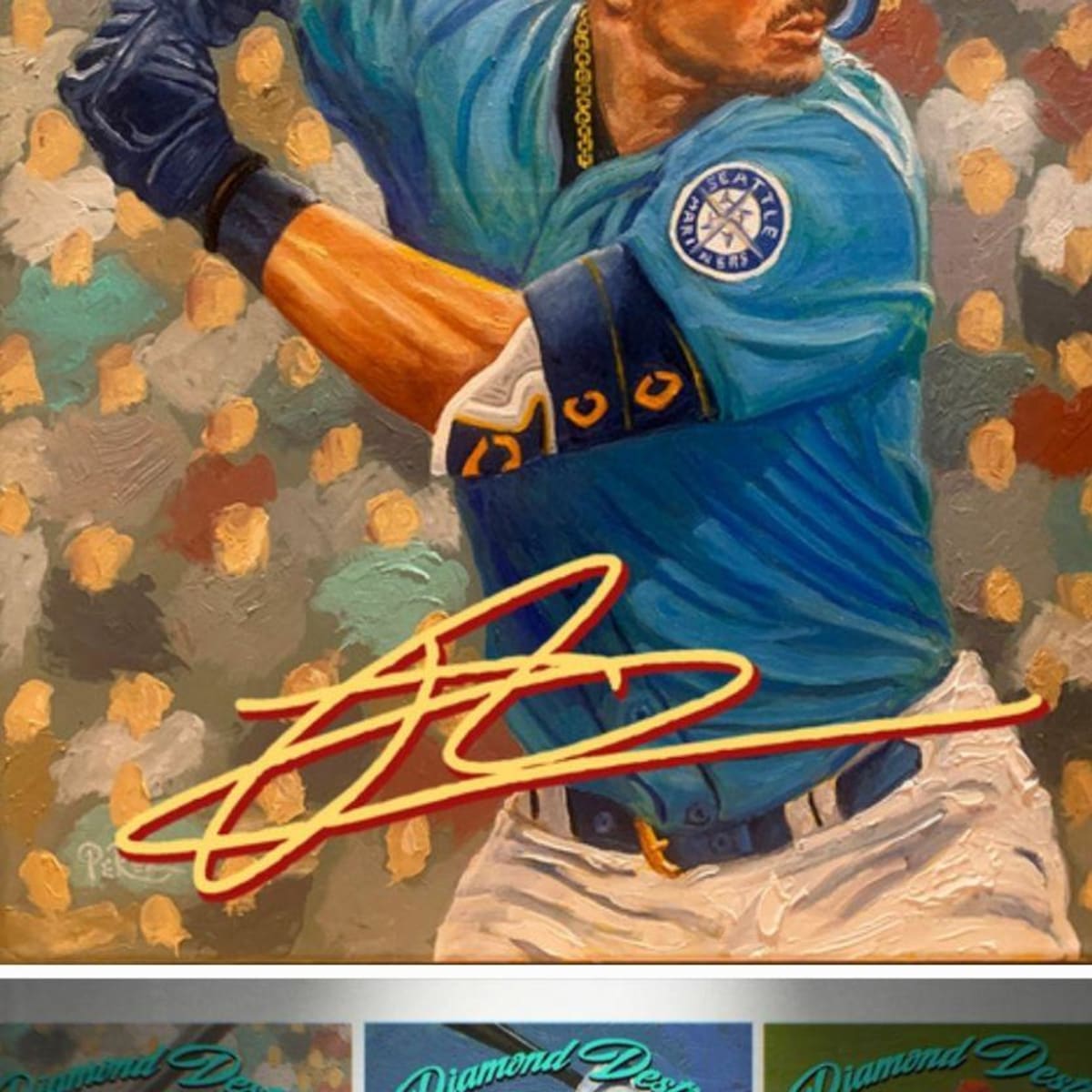 Mickey Mantle artwork by Dick Perez featured - Sports Collectors