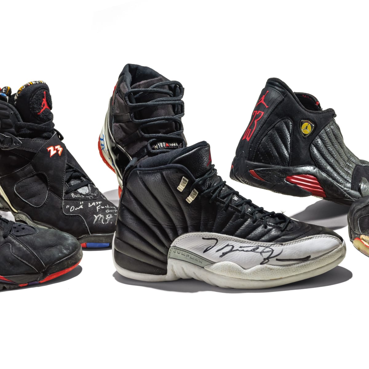 The 'holy grail' of sneakers: Michael Jordan's NBA Finals trainers are for  sale – 6 pairs of Air Jordan shoes from the elite 'Dynasty Collection' are  expected to sell for millions at