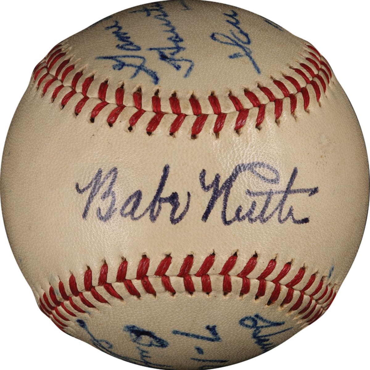 Sports Memorabilia  1930s Original Babe Ruth Single Signed Baseball