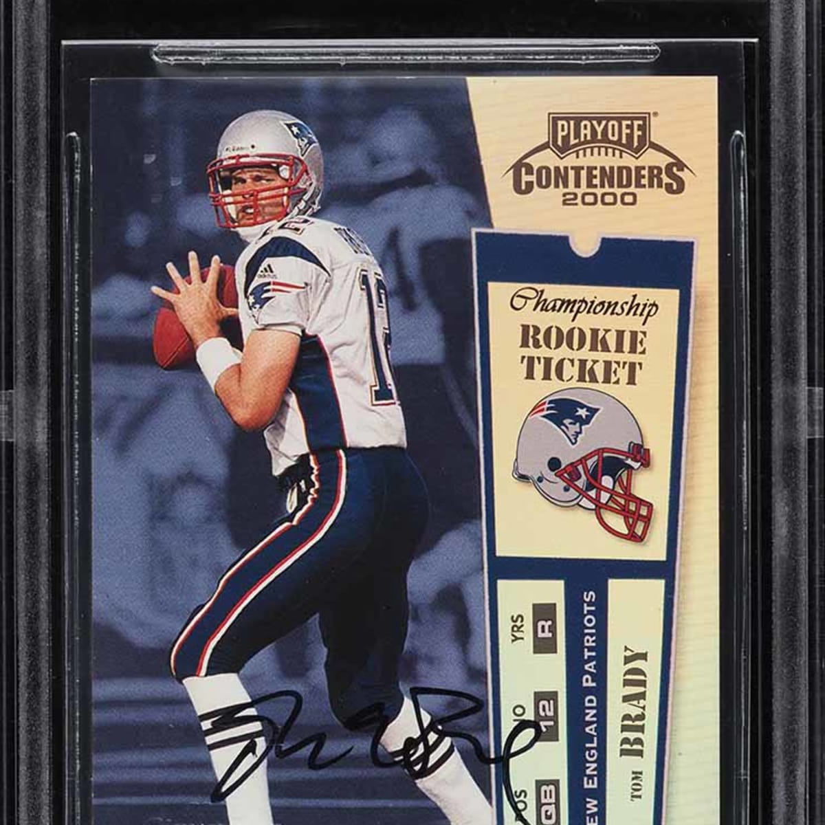 Lot Detail - Tom Brady Game Used 2000 Rookie Patriots Jersey