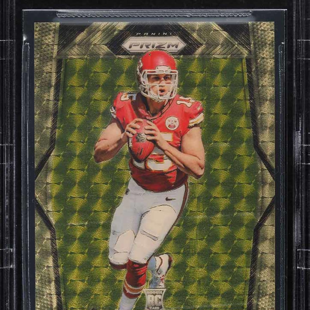 2017 Panini Prizm Rookie Patch Autograph Prizm Patrick Mahomes Ii Gold