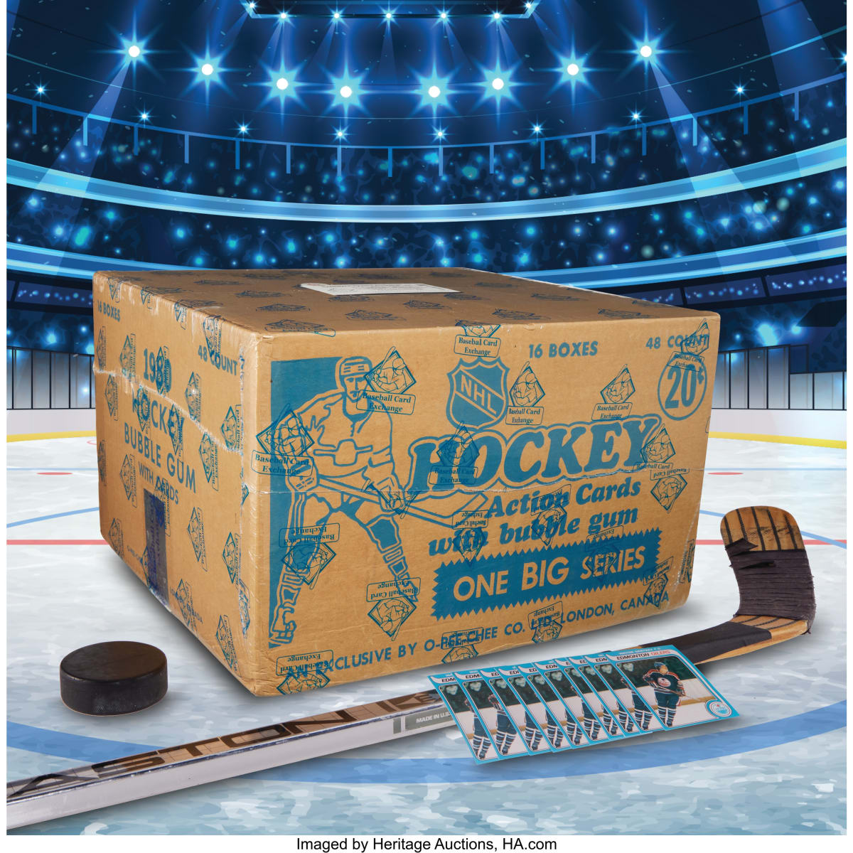 ANOTHER AMAZING FIND: Unopened case of 1979 O-Pee-Chee Hockey