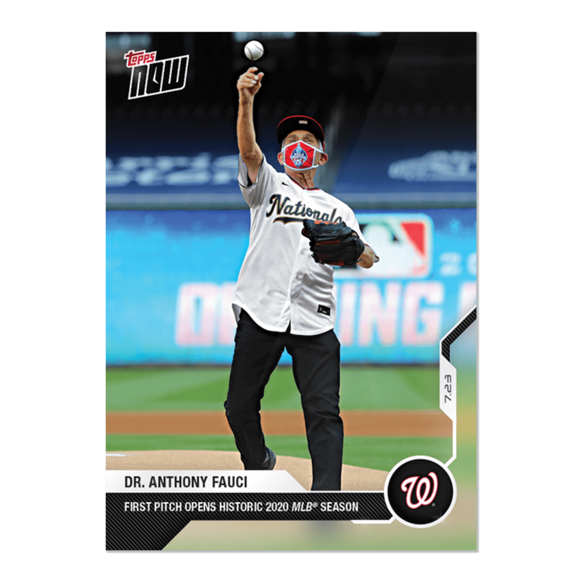 Dr. Anthony Fauci baseball card becomes best-selling card in Topps