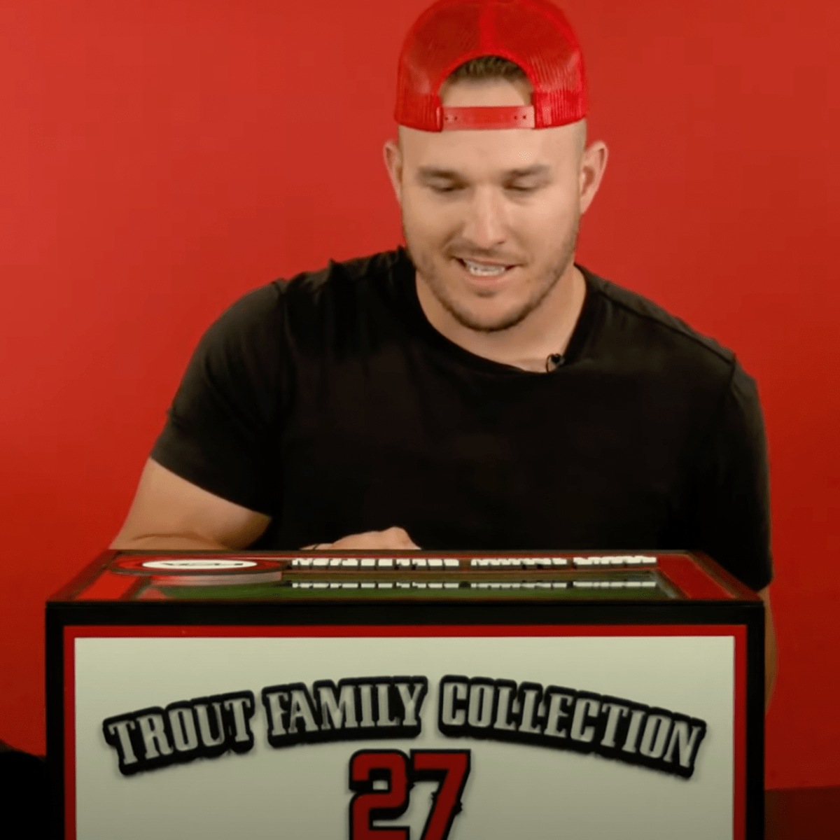 VIEW: Mike Trout's amazing reaction as he views his personal baseball card  collection from PSA - Sports Collectors Digest