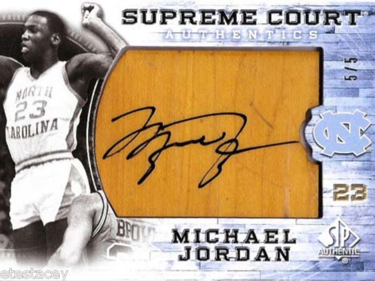 Michael Jordan North Carolina Tar Heels Upper Deck Autographed