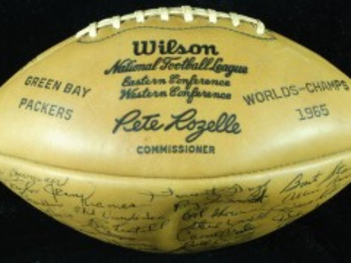 1961 Packers-signed ball donated to HOF