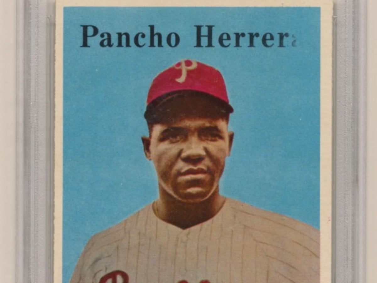 Pancho Herrera #433 Topps 1958 Baseball Card (Philadelphia Phillies) *G