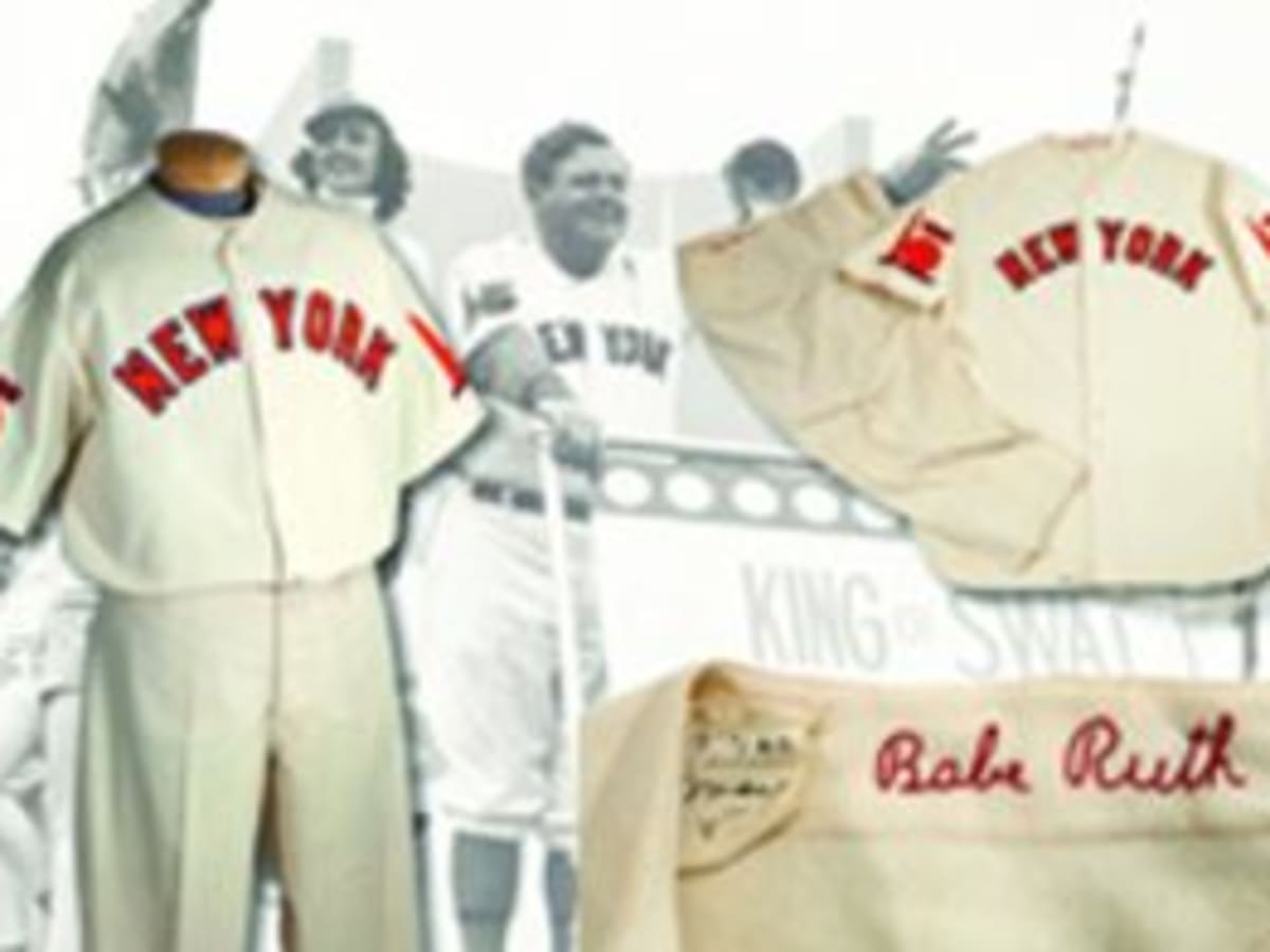 Sold at Auction: Babe Ruth Custom Framed jersey