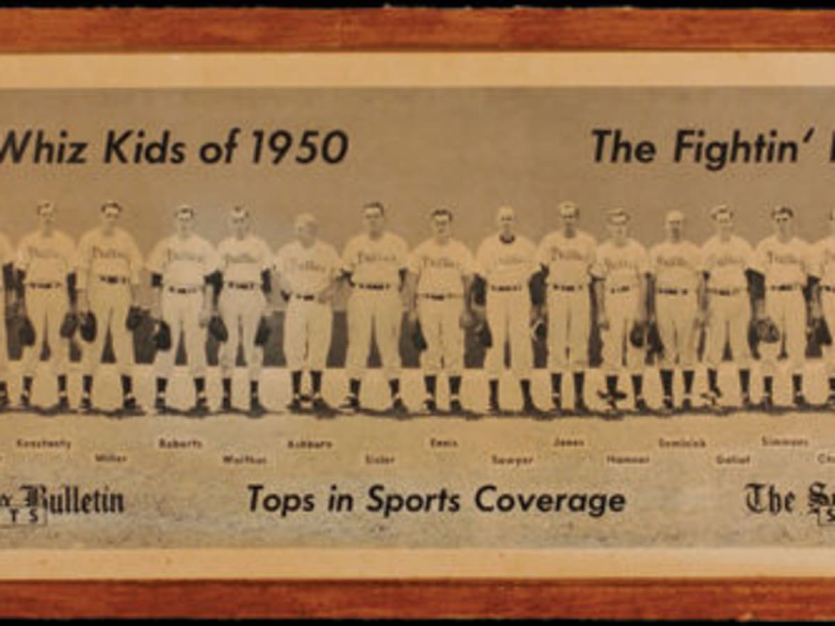 Mitchell & Ness Phillies Whiz Kids 1950 Pennant M