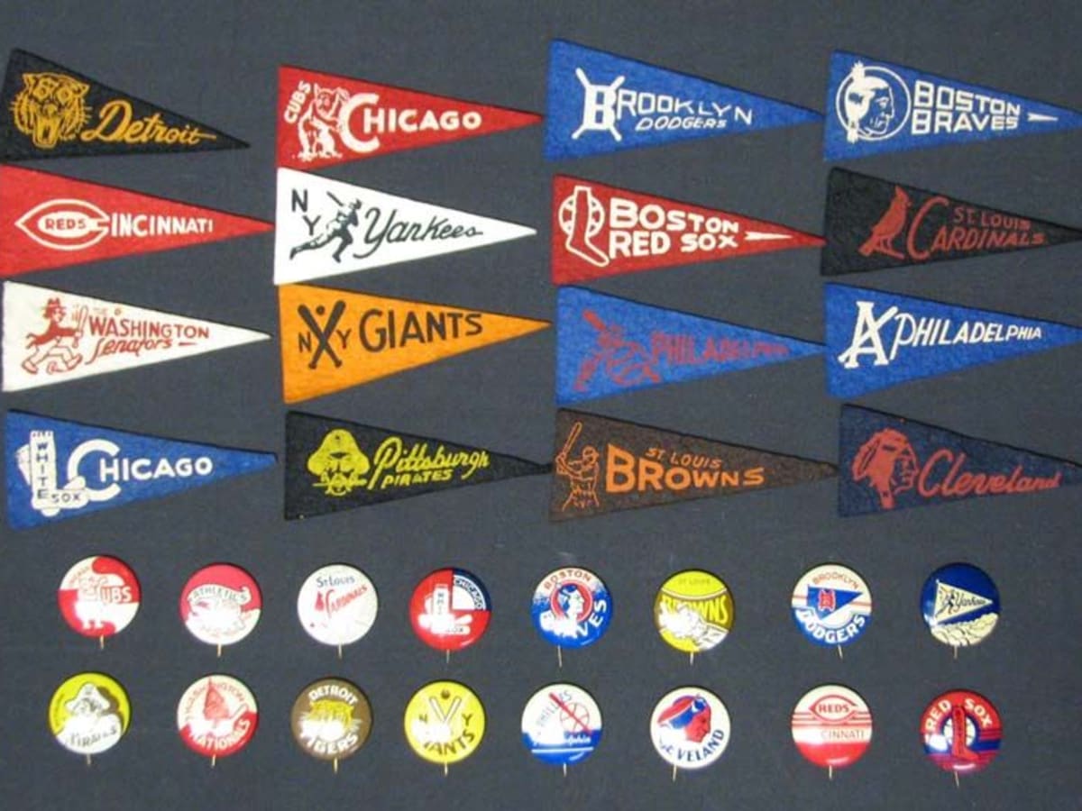 A Perfect Package: Pins and Pennants Once Came With Chocolate - Sports  Collectors Digest