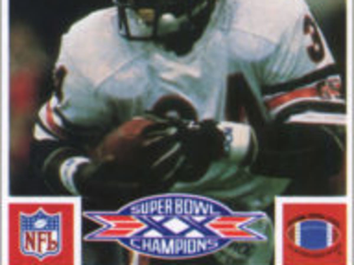 Vintage Original 1980s Chicago Bears Super Bowl Poster 1986 