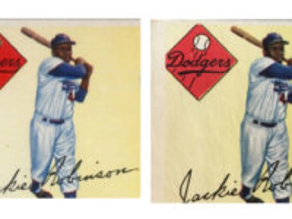 50 Jackie Robinson HOF - 1955 Topps Baseball Cards (Star) Graded P