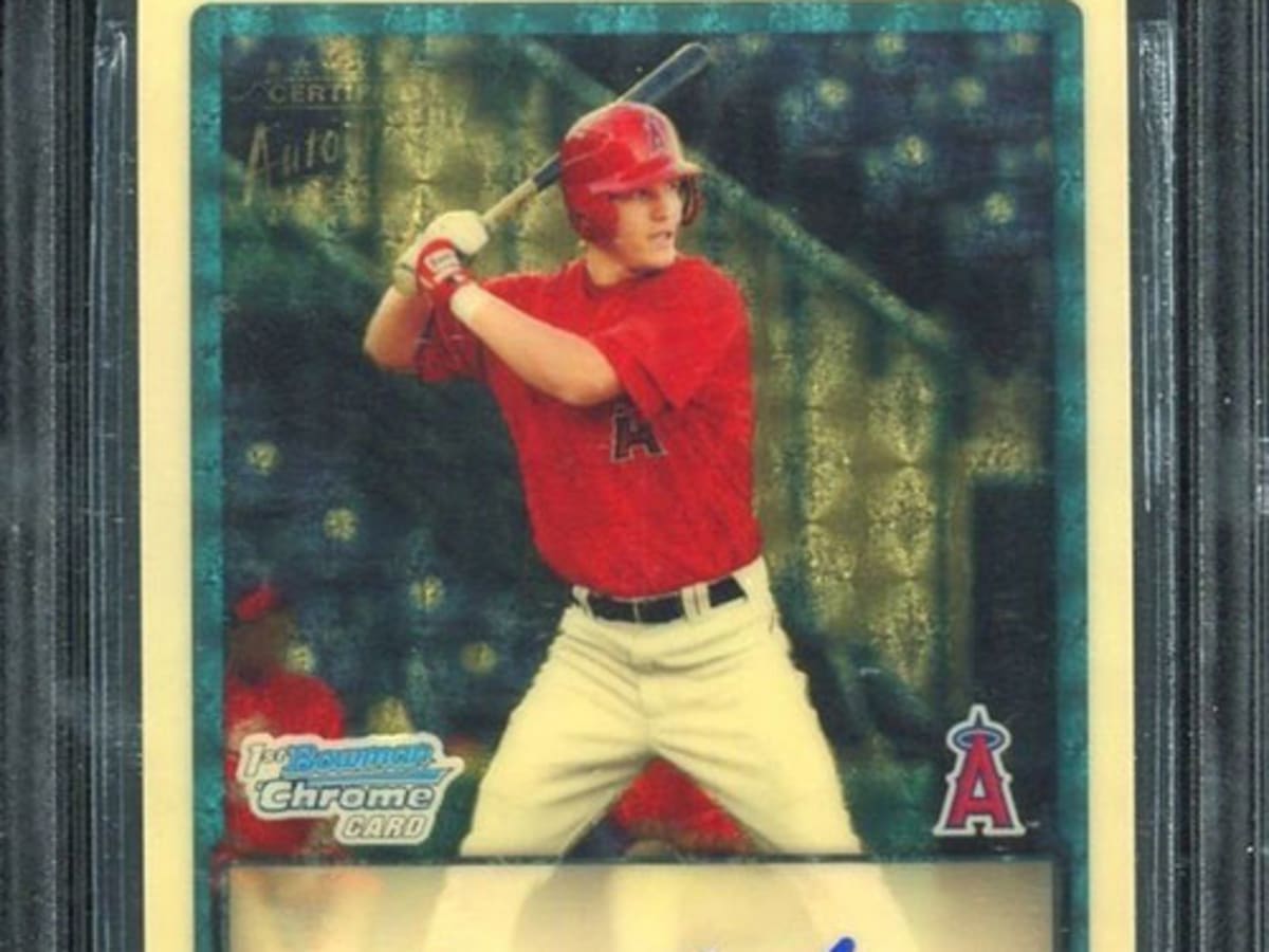 MIKE TROUT Auto 2021 Topps Through The Years 2009 1st Bowman