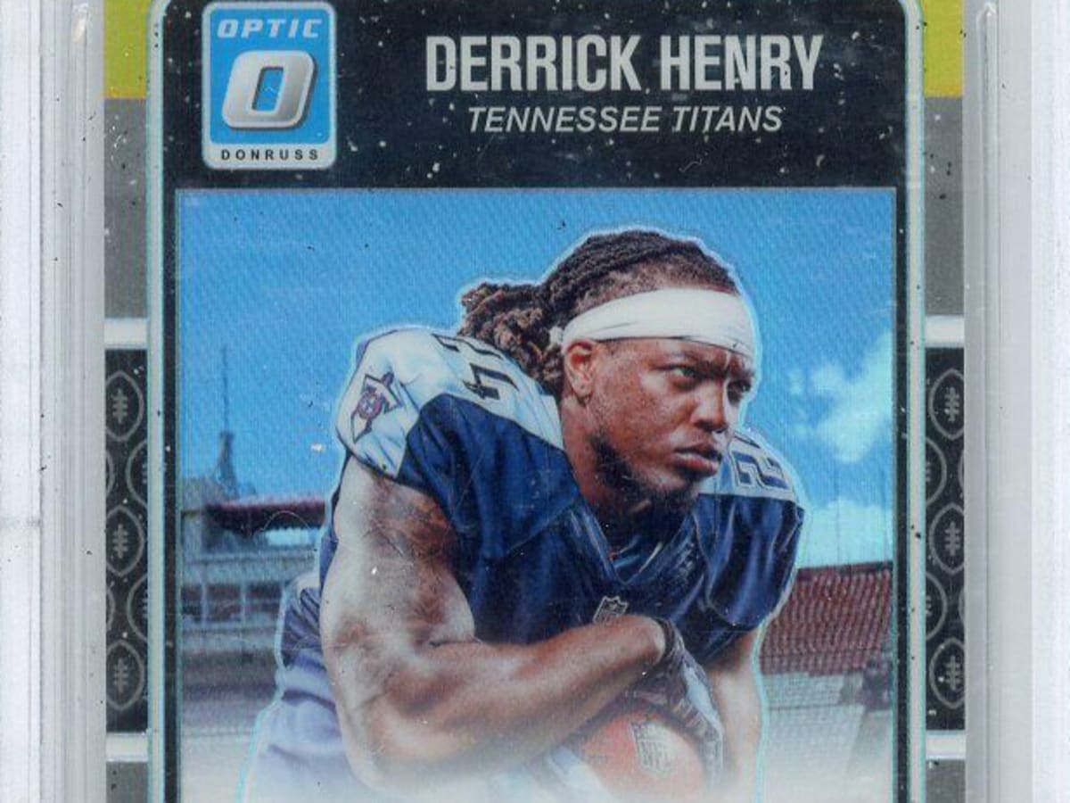 Derrick Henry Autographed Blue Tennessee Jersey - Beautifully