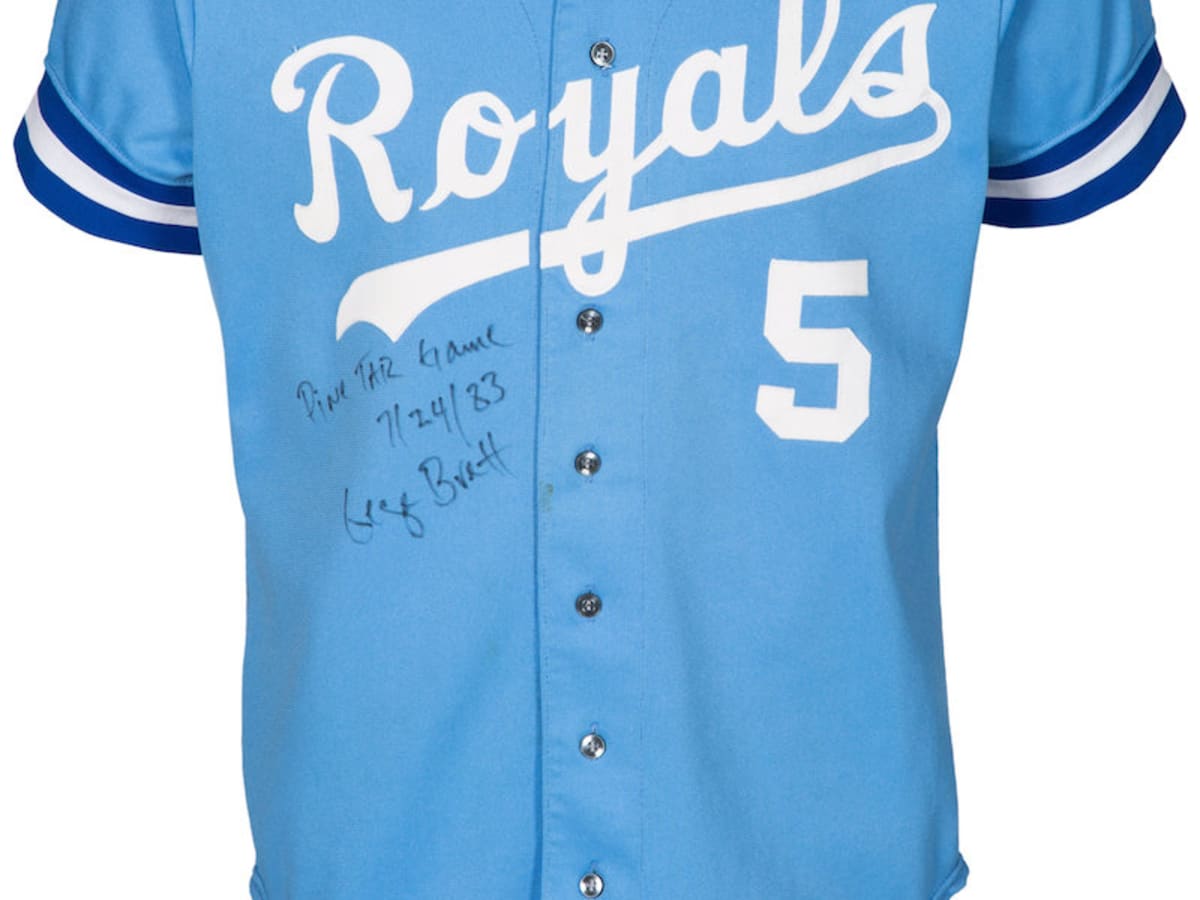 Lot Detail - George Brett 1983 Kansas City Royals Game Worn Home