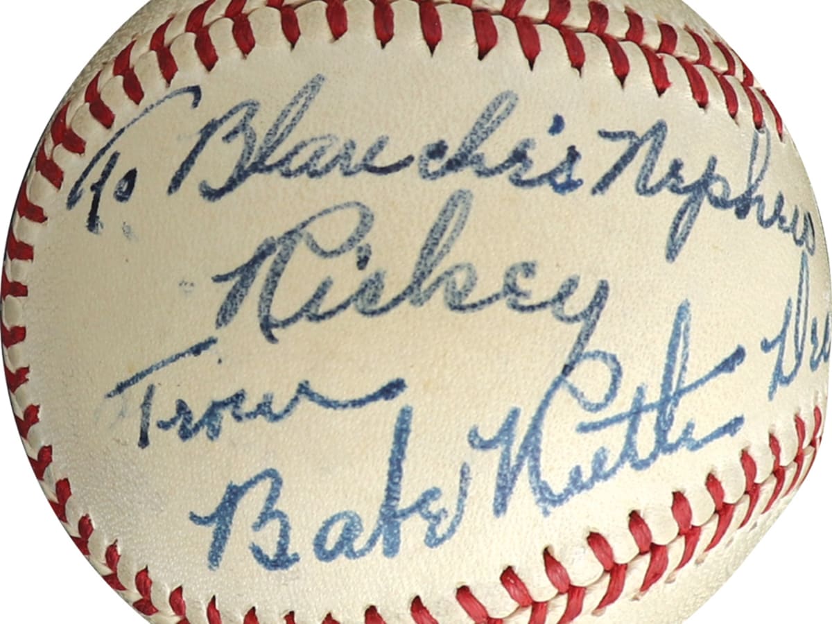 Sell Babe Ruth memorabilia, baseballs, autographs: RR Auction