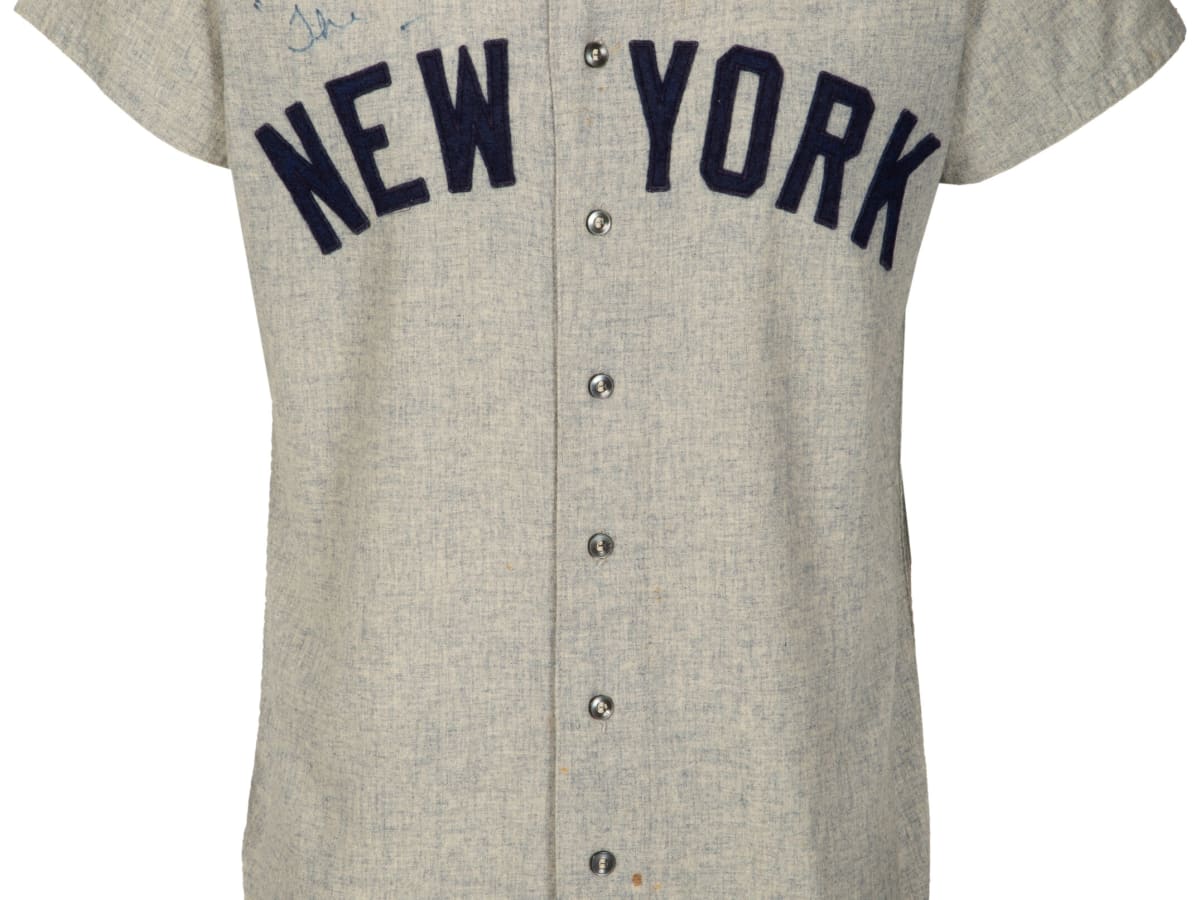 Jersey from Mickey Mantle's final game, 'gift' home run off Denny