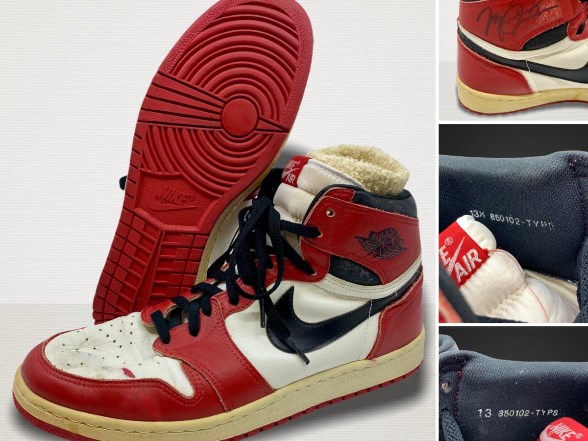 Michael Jordan game-worn shoes sell for 