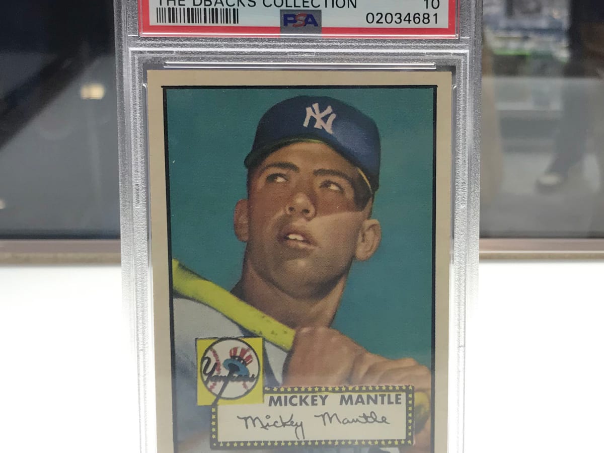 A 1952 Topps Mickey Mantle Rookie Baseball Card No. 311 (PSA 1)