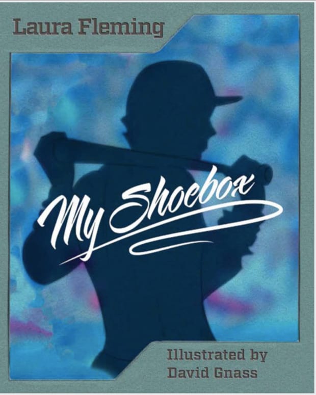 The children's book, "My Shoebox," shares the joys of sports card collecting.