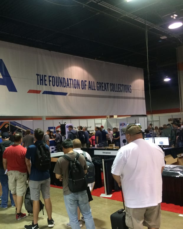 PSA expects long lines again to get cards graded at The National.