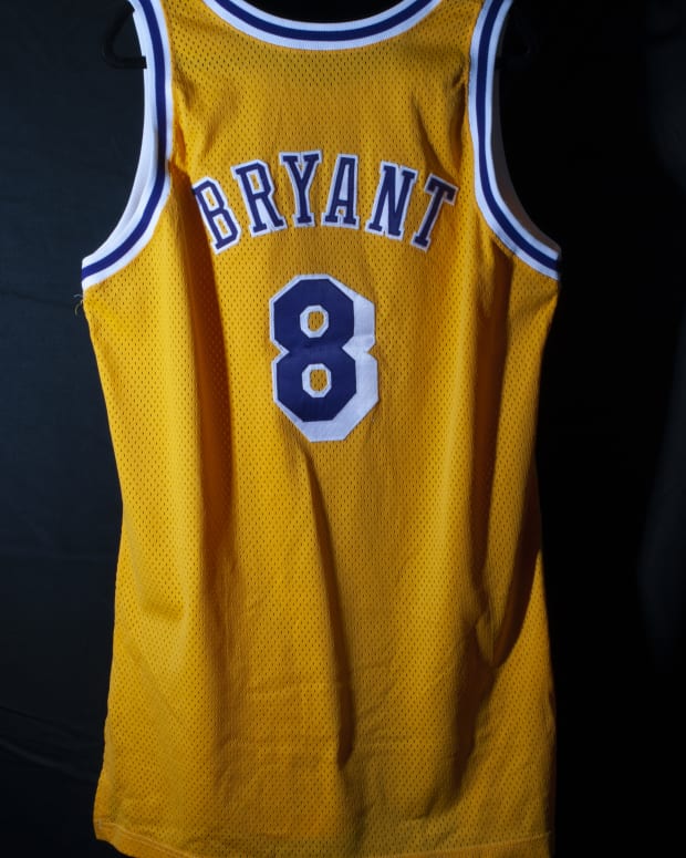 Kobe Bryant jersey that sold for $2.7 million at SCP Auctions.