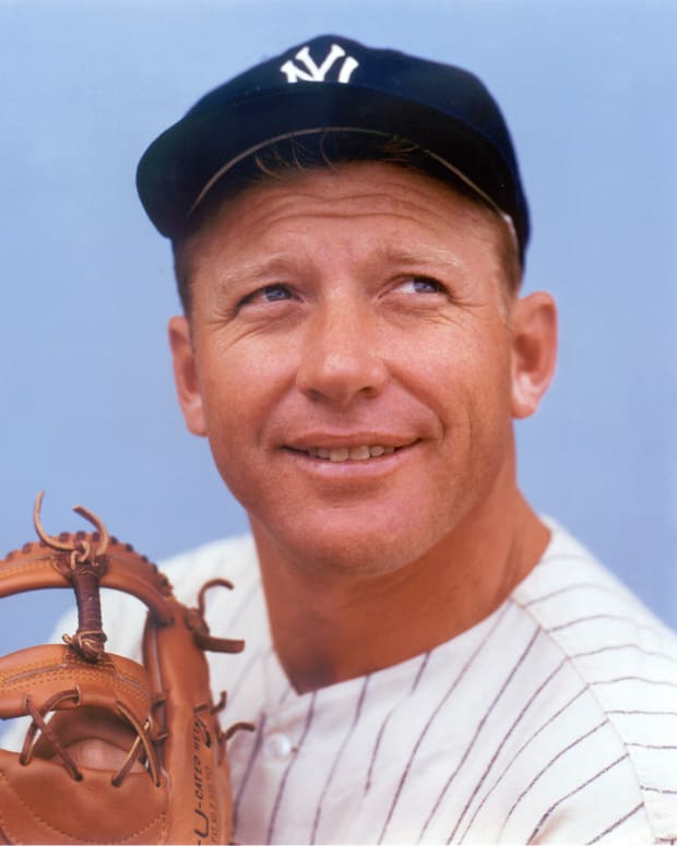 Mickey Mantle photo by famous sports photographer Ozzie Sweet.