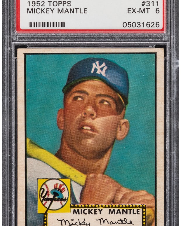 1952 Topps Mickey Mantle card.