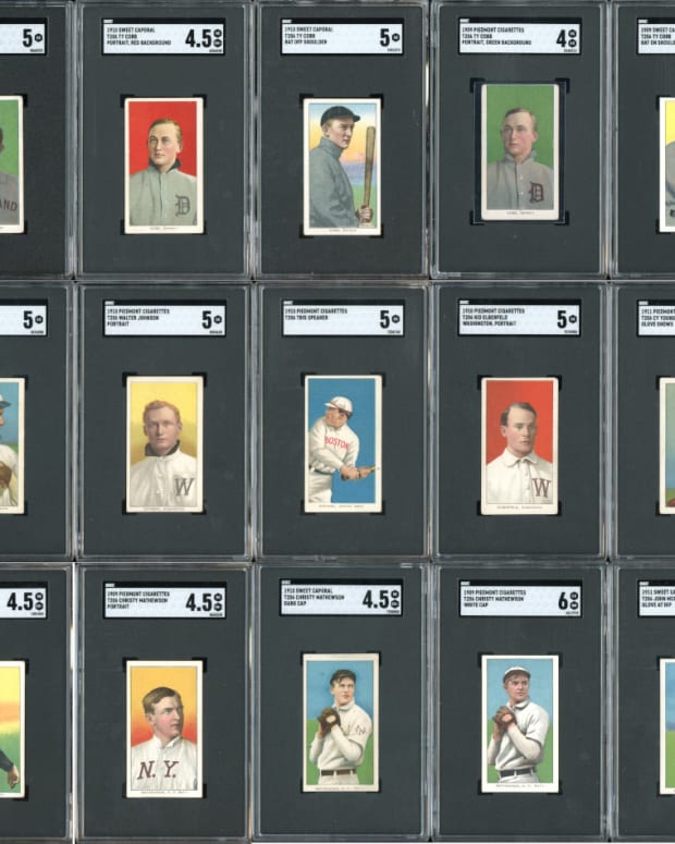 1909-11 T206 complete set up for bid at Mile High Card Co.