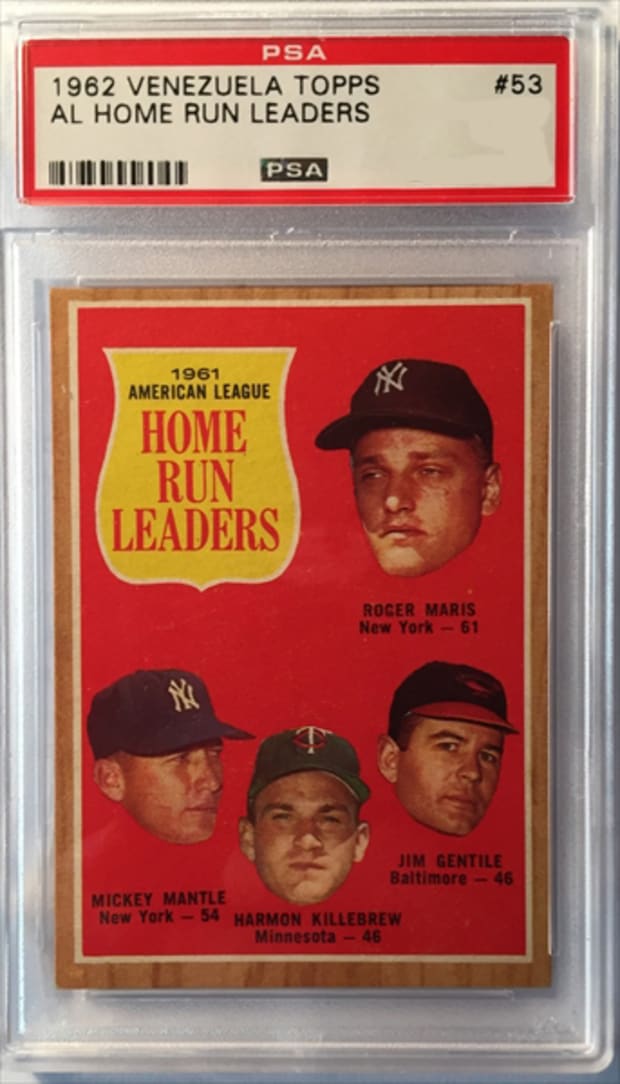 International baseball cards of Mickey Mantle - Sports Collectors Digest