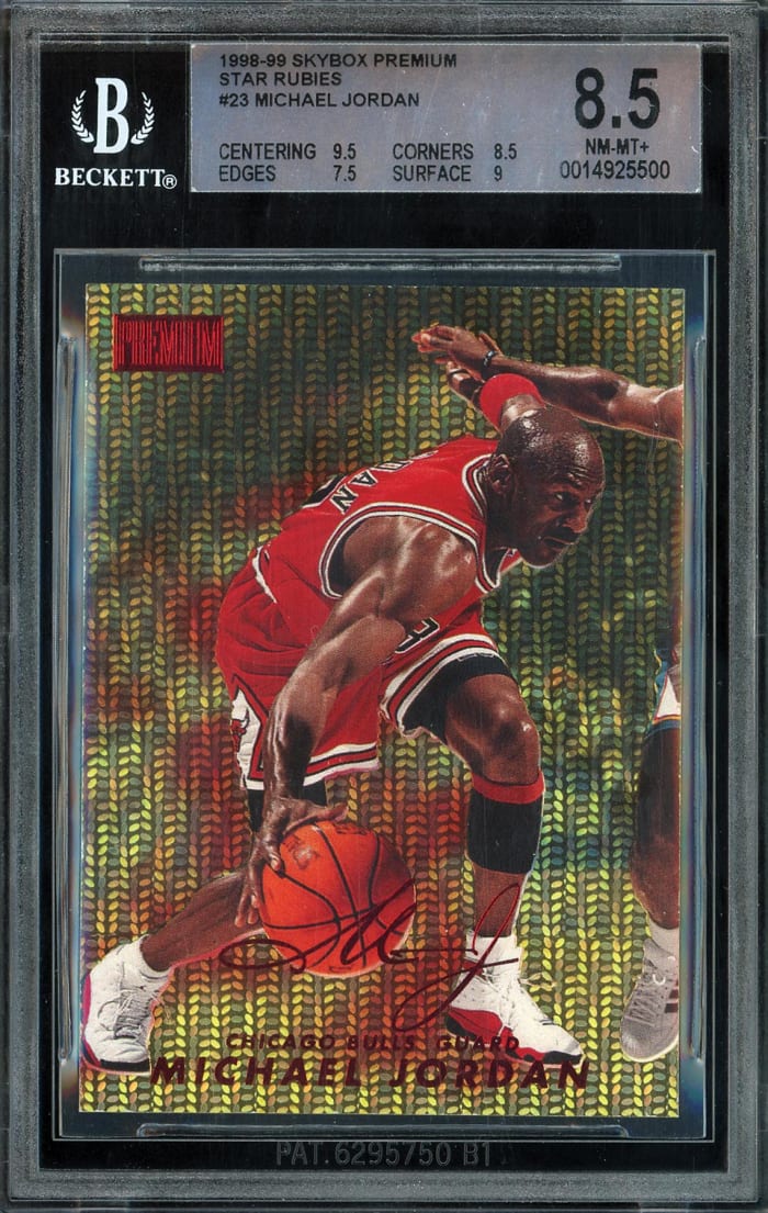 Michael Jordan Skybox card sells for six figures in Huggins & Scott ...