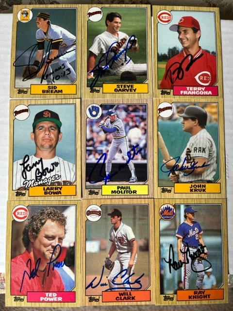 Popularity Of 1987 Topps Baseball Set Leads To Interesting TTM Project ...